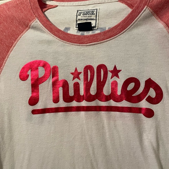 Victoria Secret Phillies baseball tee - Picture 3 of 5